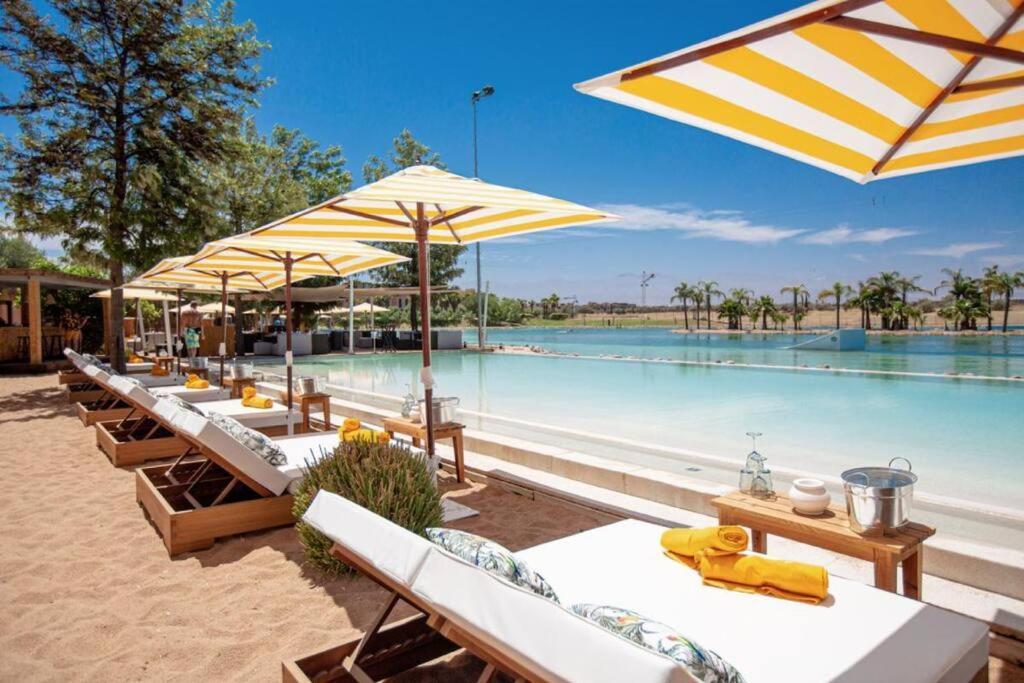 Villa Marrakech Piscine Privee Vue Sur Golf&Atlas Marrakesh Exterior foto